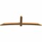 Ekena Millwork Bellingham Timber Gable Bracket, Western Red Cedar, 108"W x 31 1/2"H x 3 1/2"D x 5 1/2"F, 7/12 Pitch GBW108X31X0406BEL00SWR - alternate 4